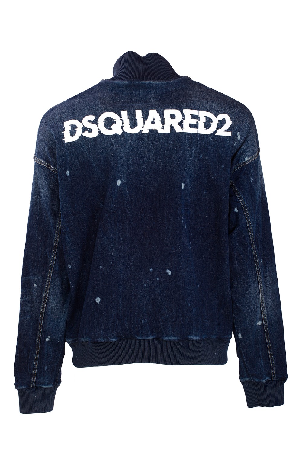 shop DSQUARED2 Saldi Bomber: DSQUARED2 bomber in denim.
Vestibilità regular.
Lettering DSQUARED2 sul retro.
Lavaggio used con macchie di colore.
Tasche laterali.
Chiusura con zip con doppio cursore.
Collo, polsini e fondo in maglia a coste.
Maniche lunghe.
Composizione: 98% Cotone 2% Elastan.
Fabbricato in Italia.. S74AM1472 S30805-470 number 5012840